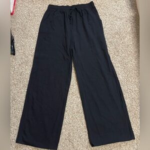 Black Wide-Leg Pants